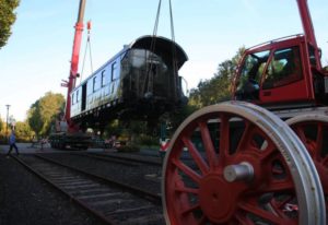 Eisenbahnwaggon in Deuz, Alter Bahnhof, Foto: wette